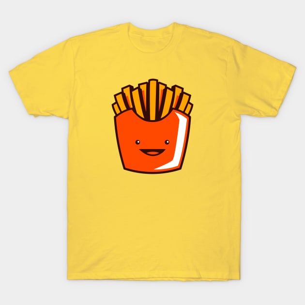 Kawaii French Fry T-Shirt by InkyArt